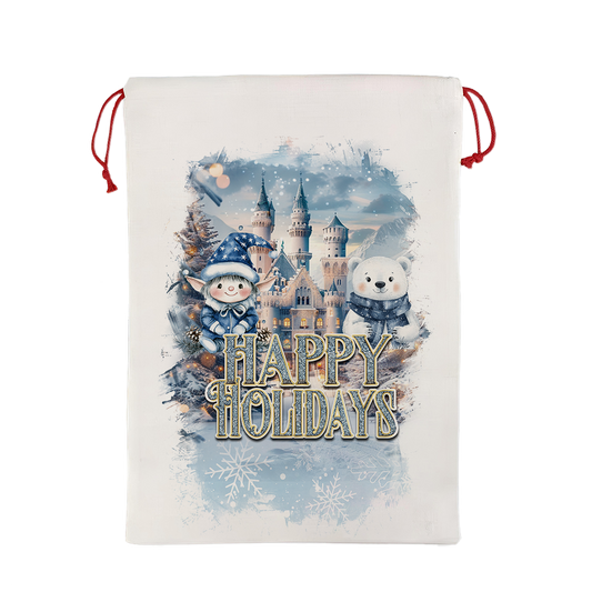 Personalized Holiday Christmas Santa Sack