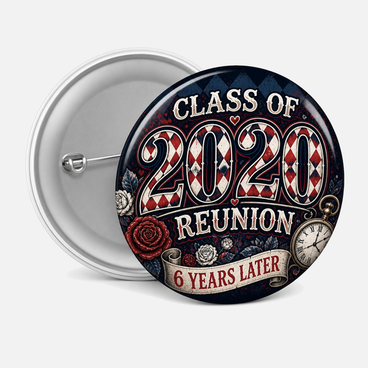 Class of 2020 3-Inch Reunion Pinback Button