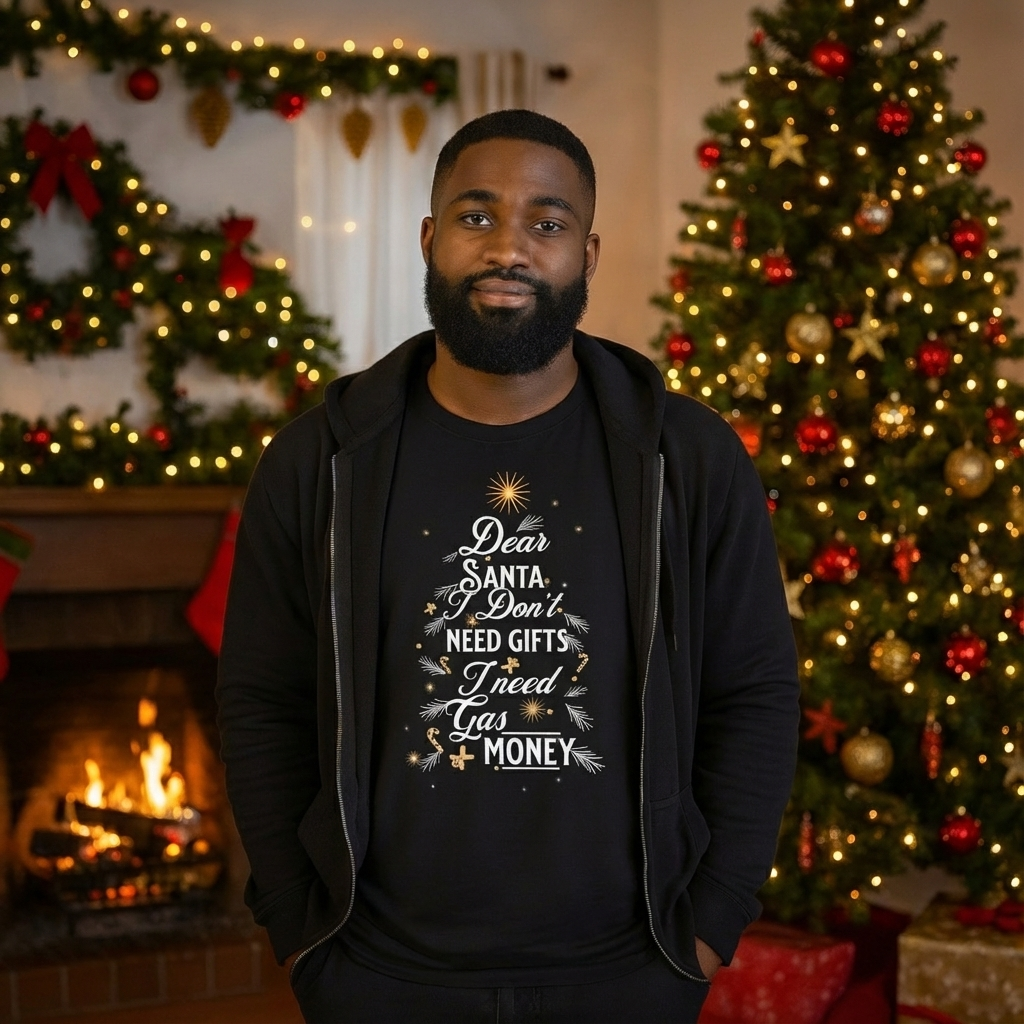 Funny Christmas Shirt for Gig Workers & Delivery Drivers